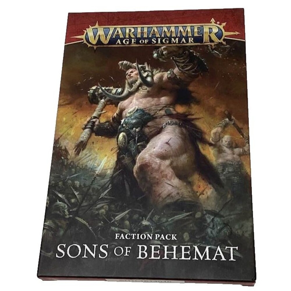 Warhammer Age Sigmar Sons of Behemat Faction Pack Cards NEW Sealed